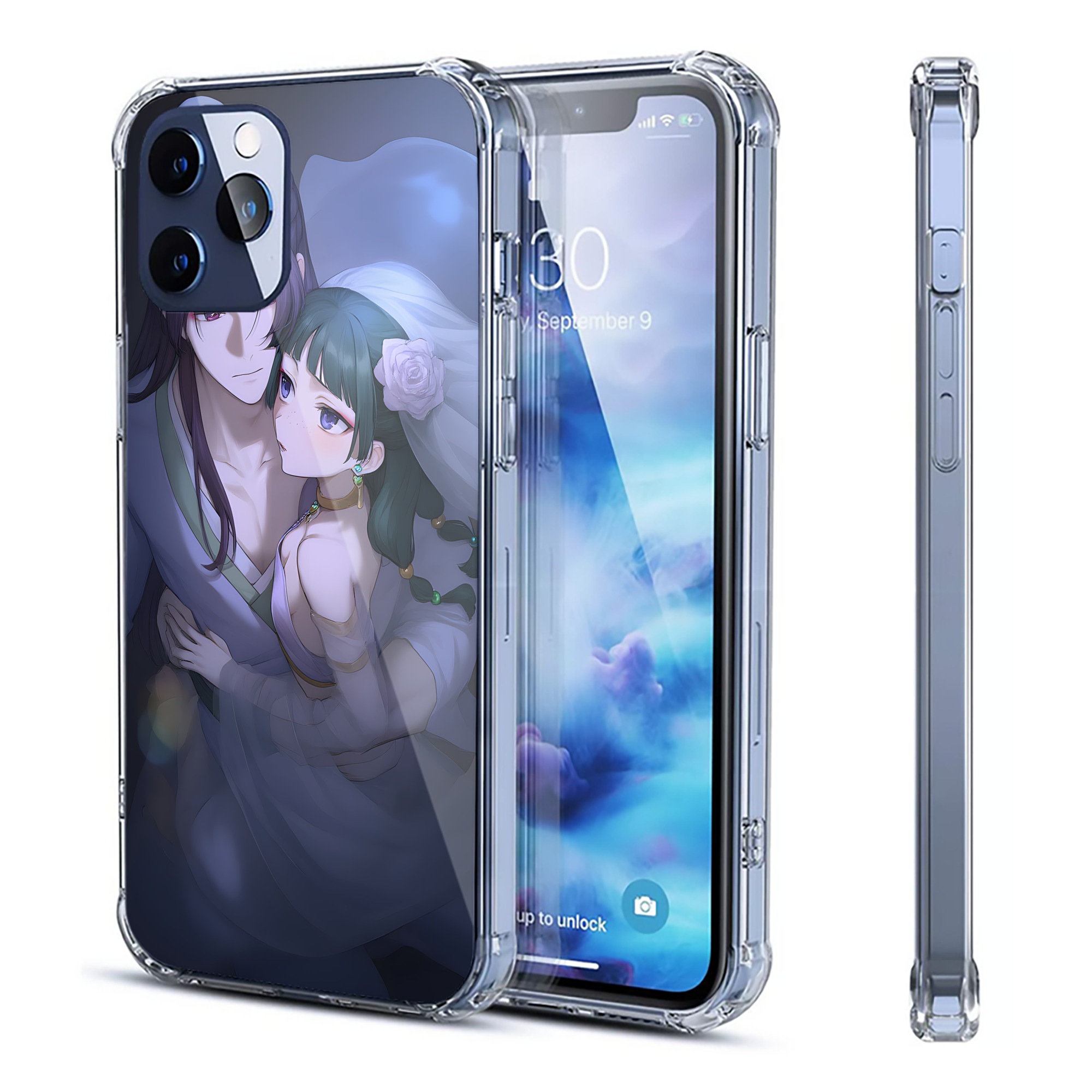 （画像用） 薬屋のひとりごと The Apothecary Diaries 【iPhone 12シリーズ対応】透明スマホケース（クリアソフトケース）